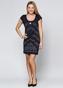 Платье Tory Burch 40 Черный (BG-3_Black) - Фото 1