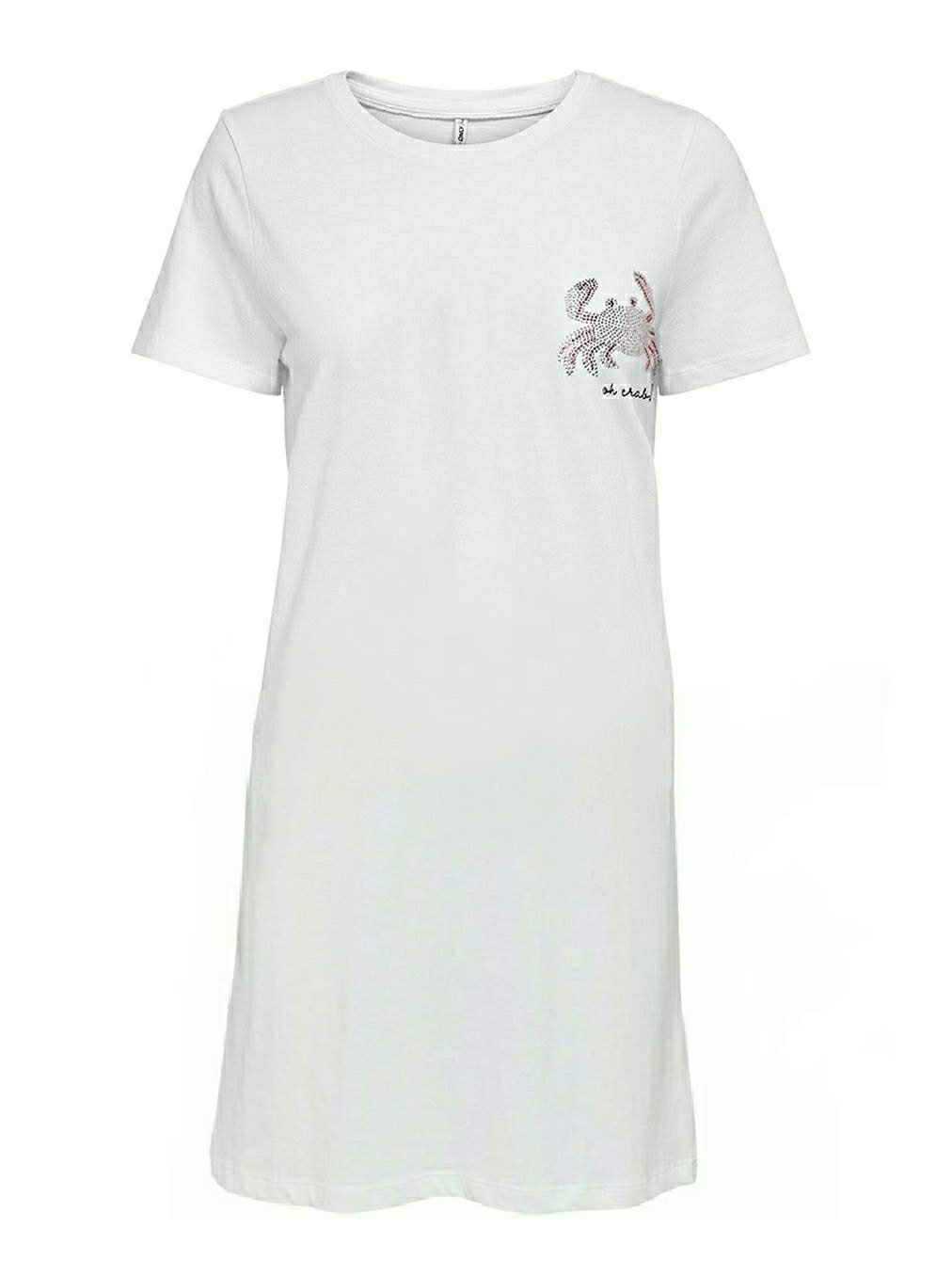 Сукня ONLKITA LIFE DRESS S/S BOX JRS 15232756 Bright White - CRAB ONLY Білий XS, фото №1
