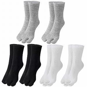 Носки с пальцами Joyan для мужчин и женщин, носки для вьетнамок, нескользящие носки с пальцами, носки Crew Trainer, мягкие и удобные, подходят для спорта, бега, ходьбы - Фото 1