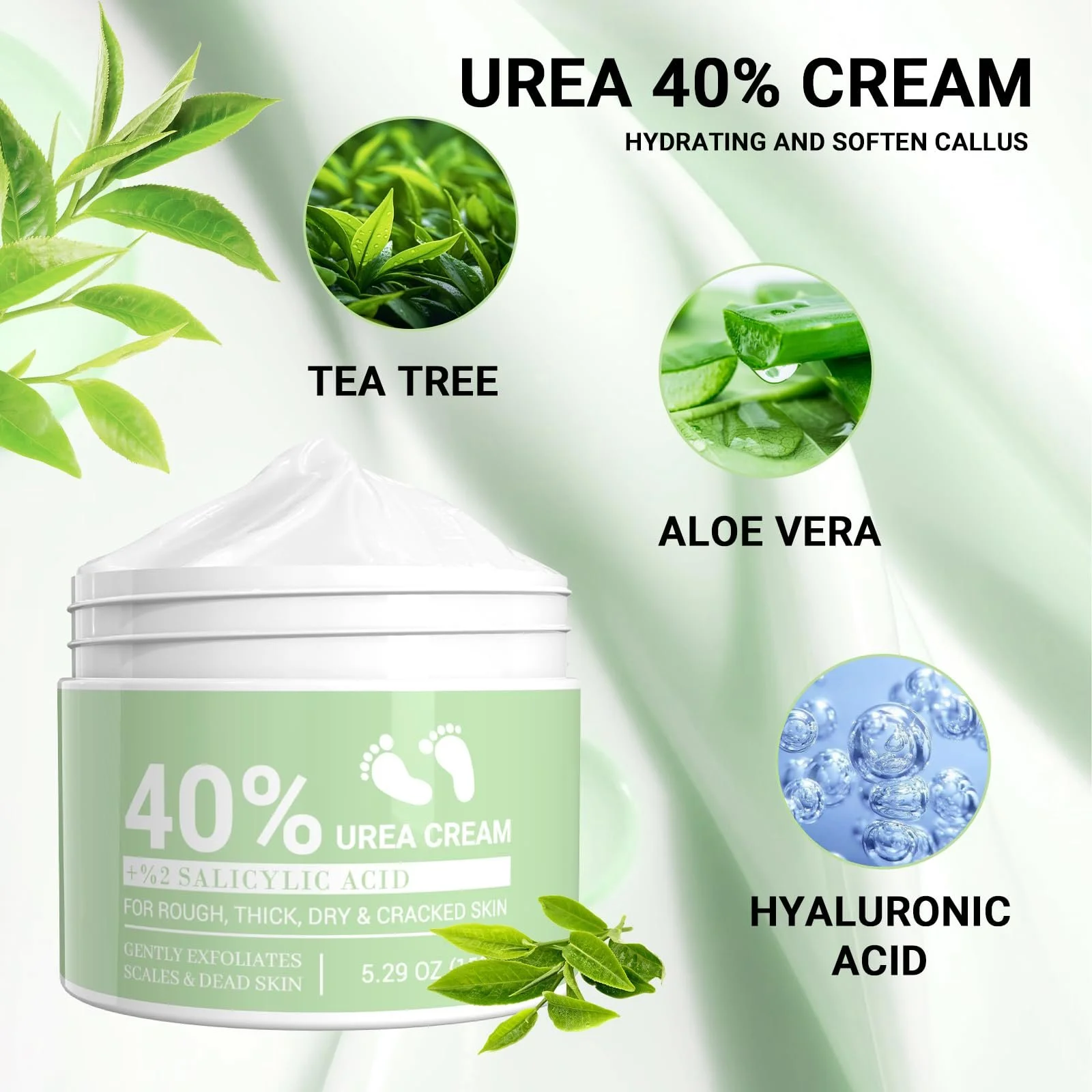 Крем для ног Urea Cream 40% от мозолей, фото №2