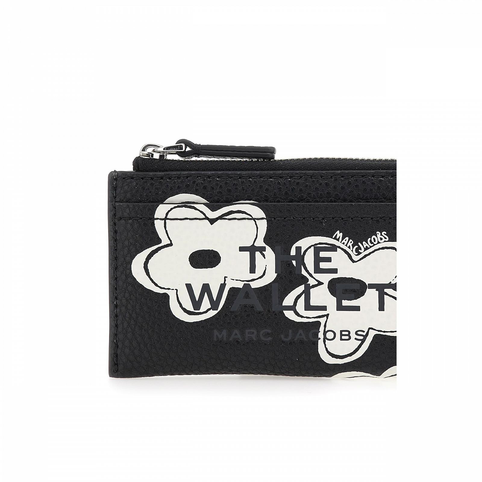 Кошелек MARC JACOBS The Top Zip Multi черный/белый стандартный размер, фото №4