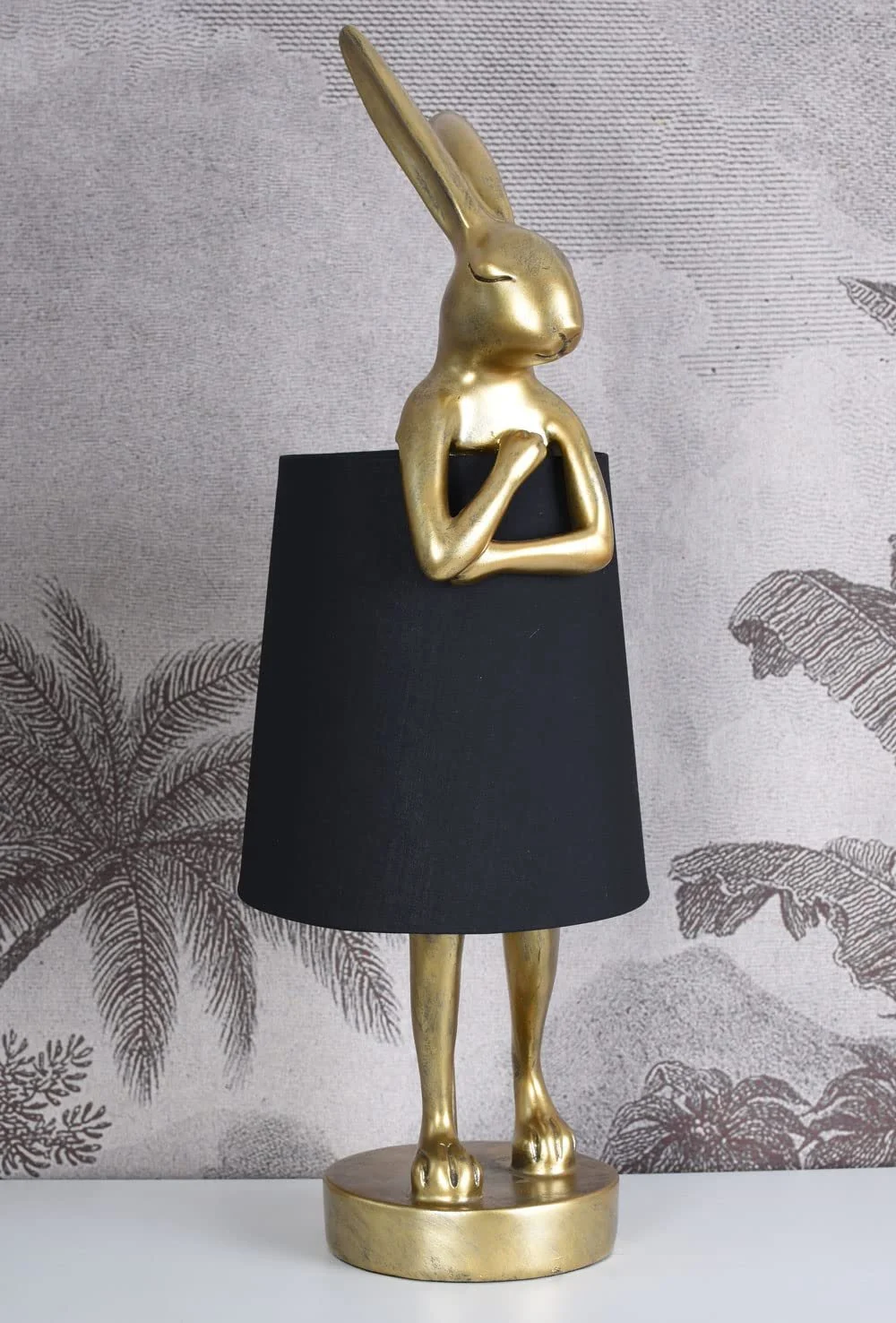 Настольная лампа Palazzo Rabbit cw262 68 см Gold Black, фото №6