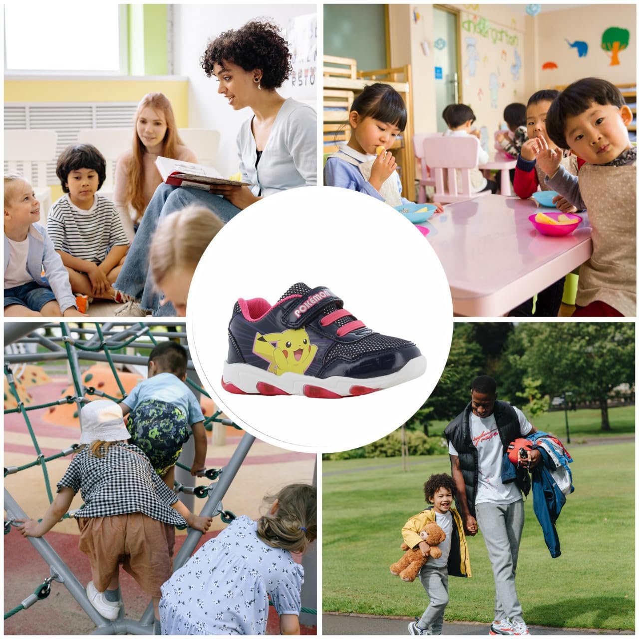Блискучі дитячі Кросівки Leomil Pokameon для дівчаток, ідеально підходять для школи та відпочинку, фото №2