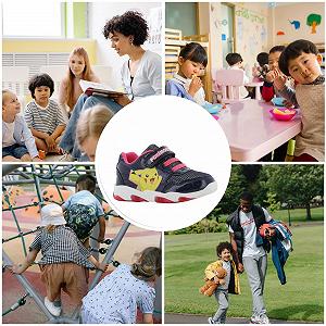 Блестящие детские Кроссовки Leomil Pok
ameon для девочек, идеально подходят для школы и отдыха synthetic.ua - Фото 1