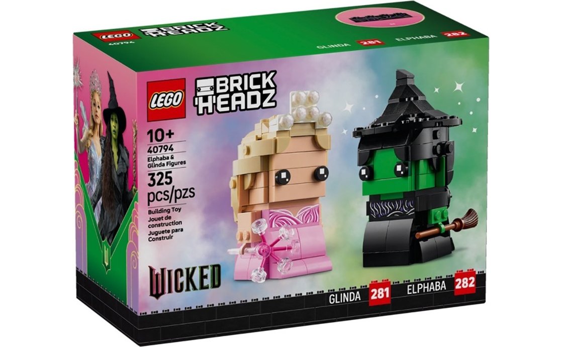 Конструктор Лего LEGO Brick Headz Фігурки Ельфаби й Ґлінди (40794), фото №1