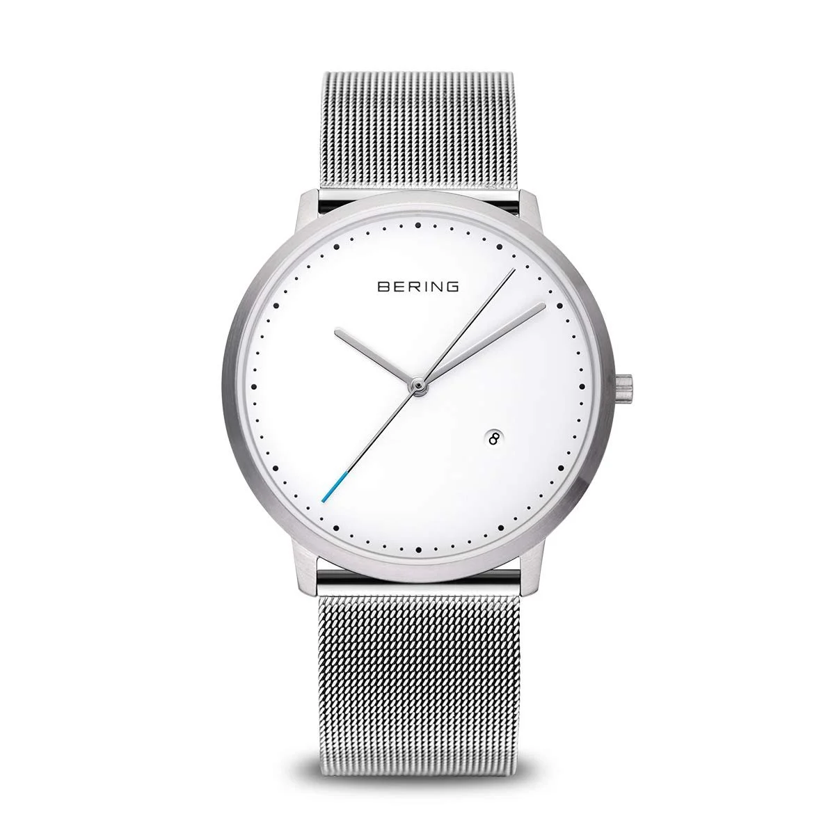 BERING Кварцевые часы Unisex 39 мм Корпус из нержавеющей стали, циферблат Ремешок из телячьей кожи Сапфировое стекло 3 ATM 11139, фото №1 BERING Кварцевые часы Unisex 39 мм Корпус из нержавеющей стали, циферблат Ремешок из телячьей кожи Сапфировое стекло 3 ATM 11139, фото №1
