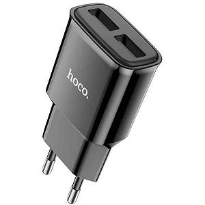 Сетевое зарядное устройство с кабелем HOCO C88A Type-C Черное - Фото 1