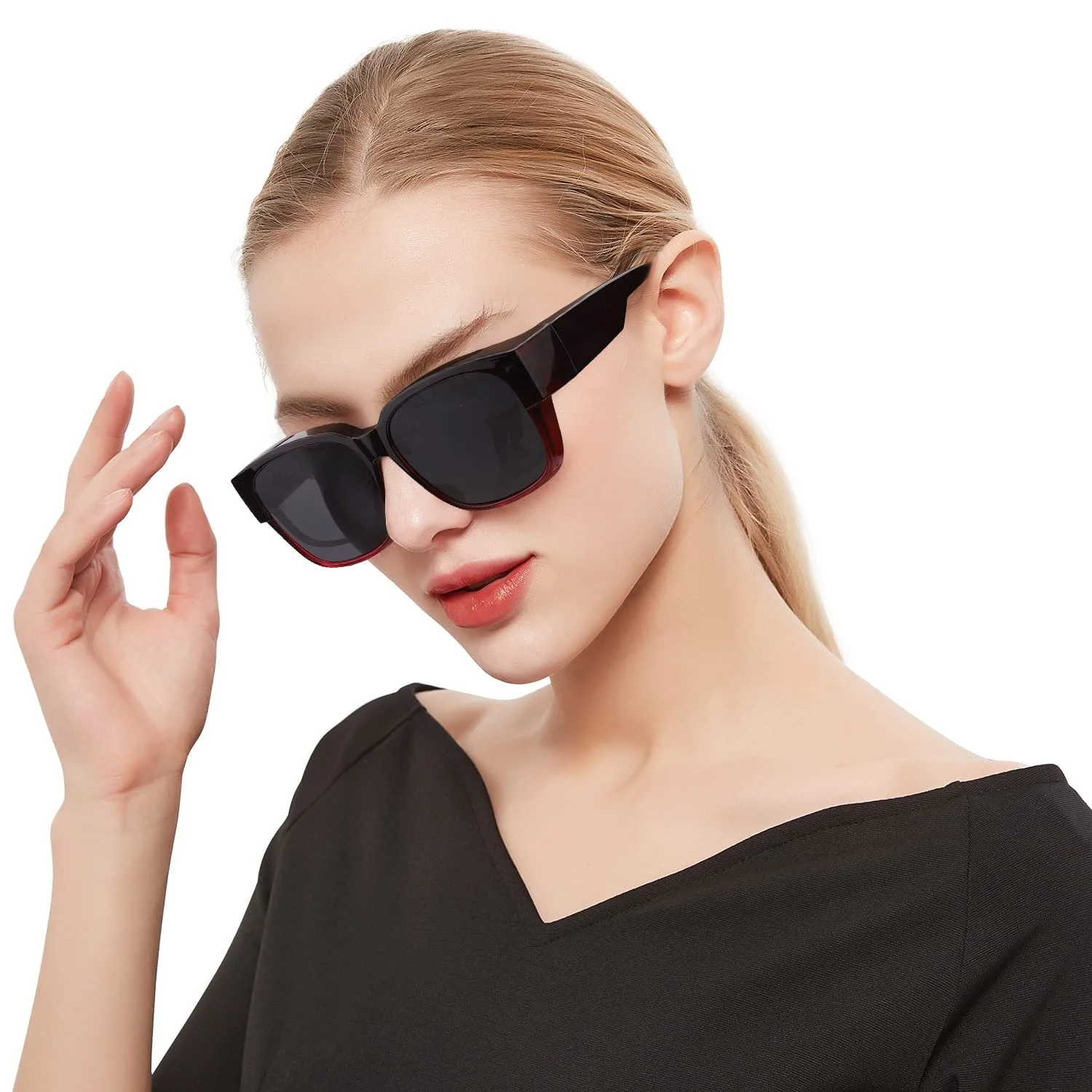 Сонцезахисні окуляри SIPHEW Over-sized Поляризовані Over-sized з захистом UV400, фото №2