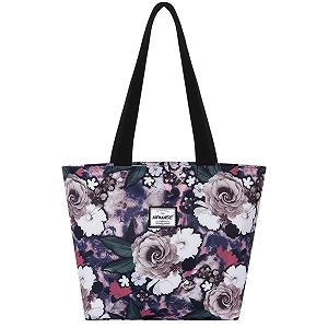 Сумка HAWEE шоппер жіноча з блискавкою, повсякденна, велика, водонепроникна, для подорожей, роботи, школи, пляжу, зів'яла троянда, модна - Фото 1