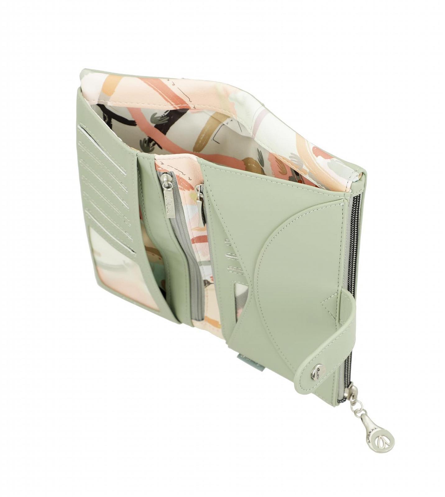 Кошелек Anekke Alma Large Flexible RFID Multi-Colour, большой, разноцветный, фото №7