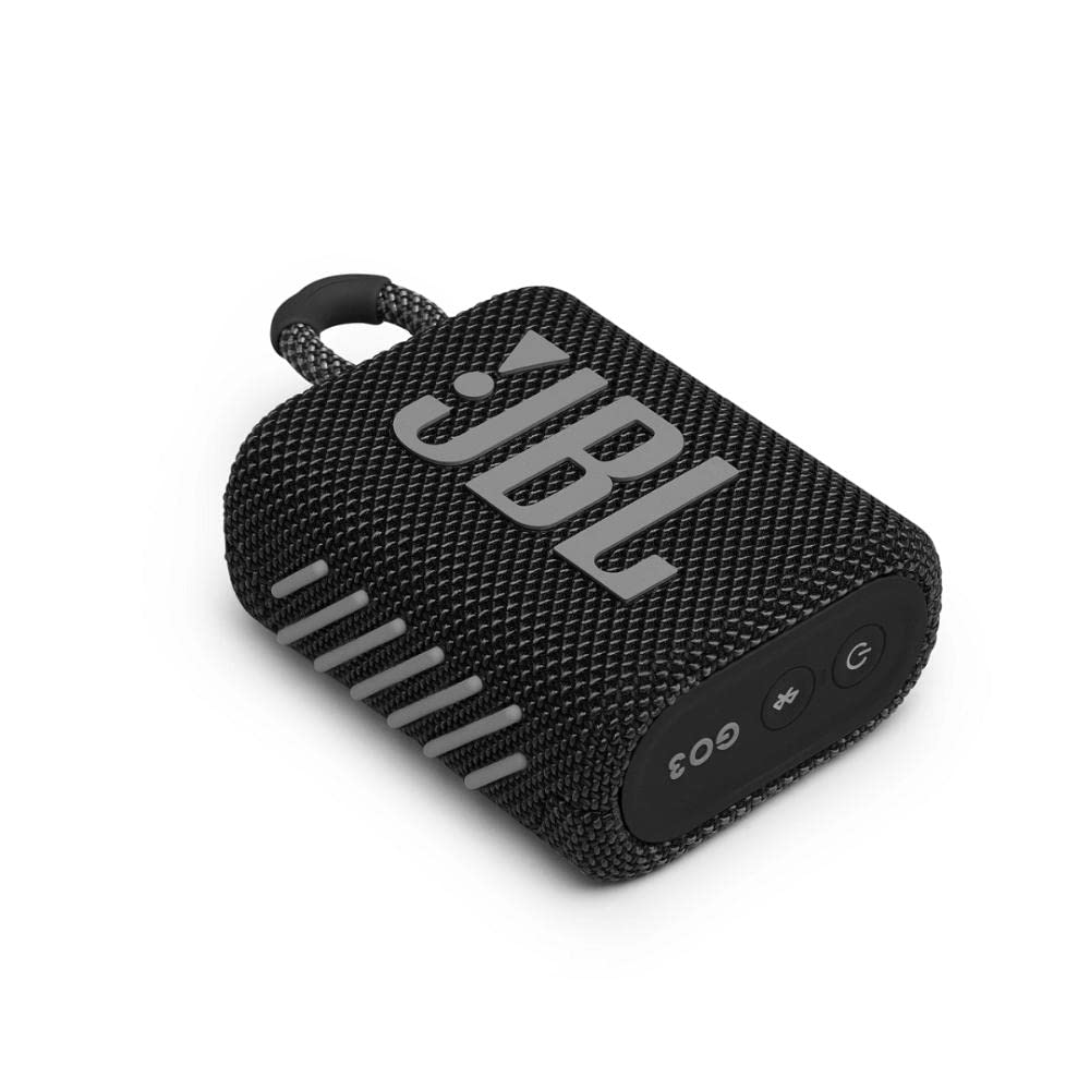 Портативна водонепроникна колонка JBL GO 3 Charge Essential 2 з павербанком Чорний, фото №6