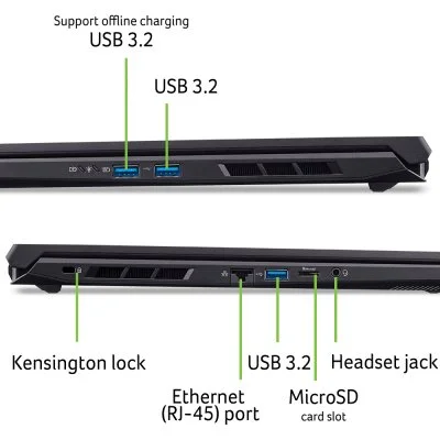 Ноутбук Acer Nitro V 17 AI ANV17-41-R7NT (NH.QYVEU.006), фото №11 Ноутбук Acer Nitro V 17 AI ANV17-41-R7NT (NH.QYVEU.006), фото №11