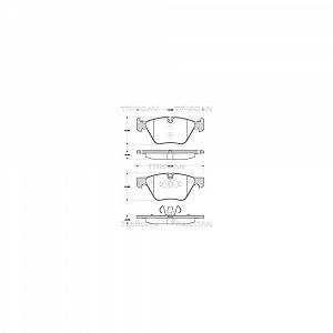 Комплект гальмівних колодок TRISCAN 8110 11029 для BMW JAGUAR передня вісь - Фото 1