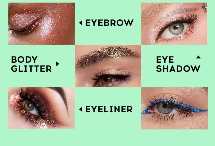 Жидкая Подводка для глаз с блестками (8), фото №4 Жидкая Подводка для глаз с блестками (8), фото №4