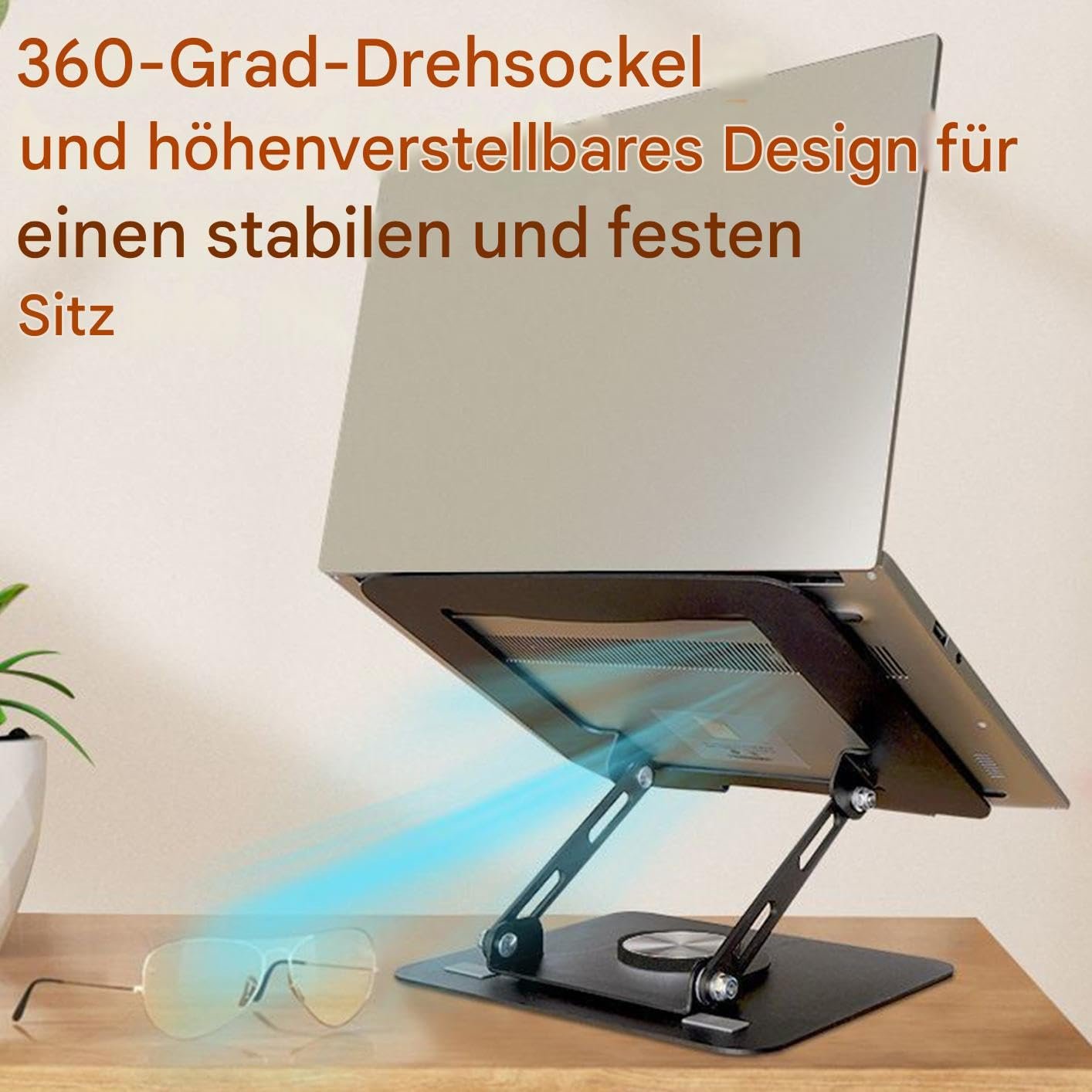 Підставка для ноутбука регульована по висоті для ноутбуків 14-17,3 дюймів, фото №9 Підставка для ноутбука регульована по висоті для ноутбуків 14-17,3 дюймів, фото №9