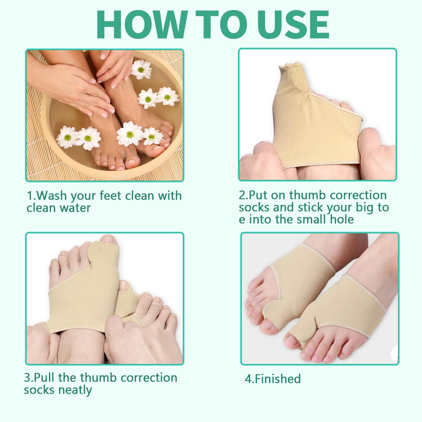 Шкарпетки Hallux Valgus, Коригувальна пов'язка Hallux Valgus, фото №5