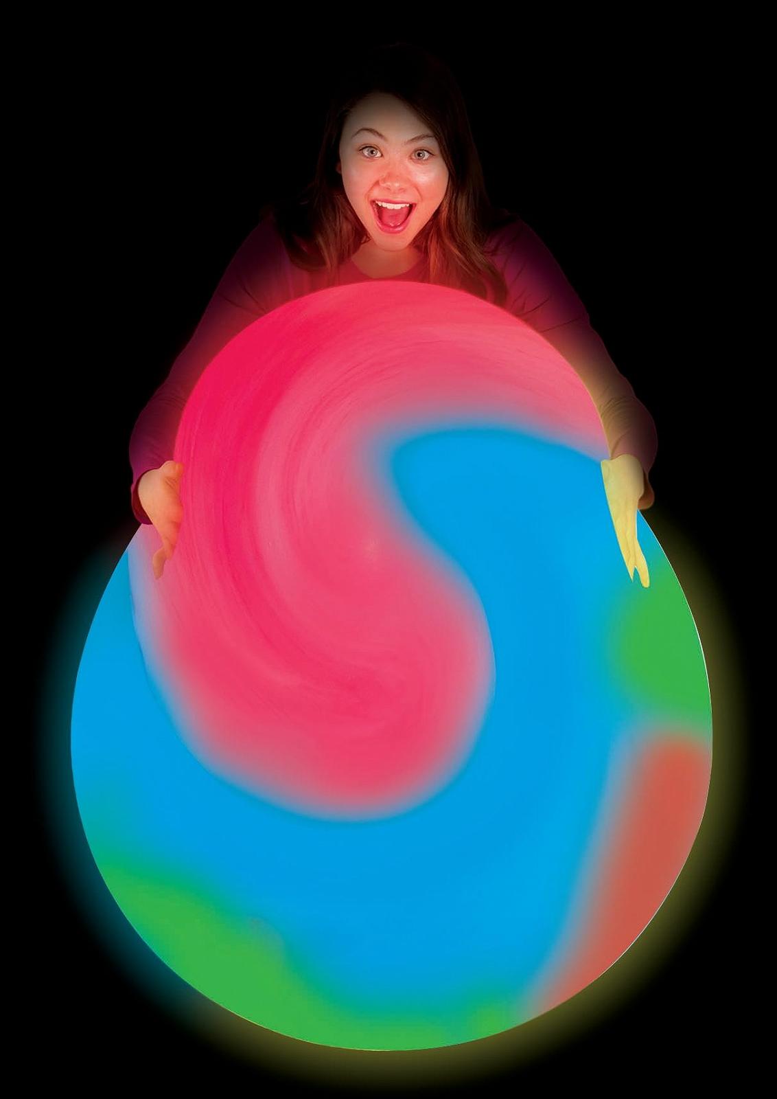 М'яч Wubble Super Wubble Tyde Dye Glow in the Dark 80 см, фото №6