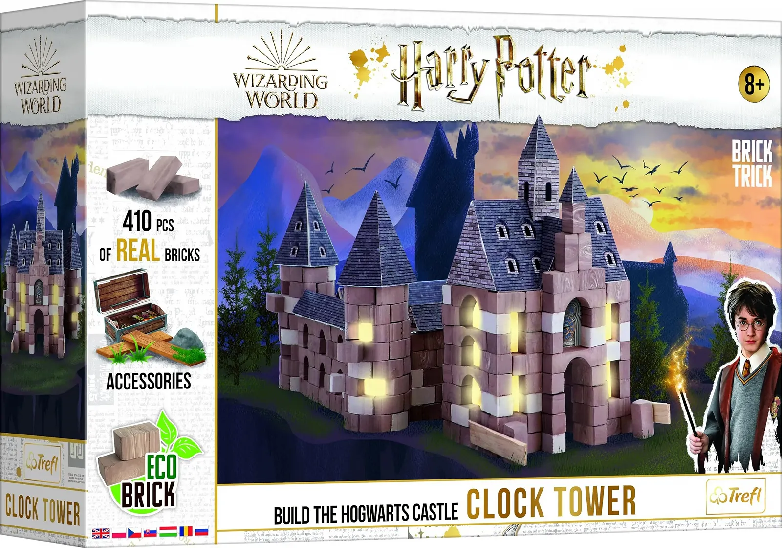 Конструктор Trefl Brick Trick Harry Potter Часовая башня 39.5 x 26.5 x 9 см, фото №1 Конструктор Trefl Brick Trick Harry Potter Часовая башня 39.5 x 26.5 x 9 см, фото №1