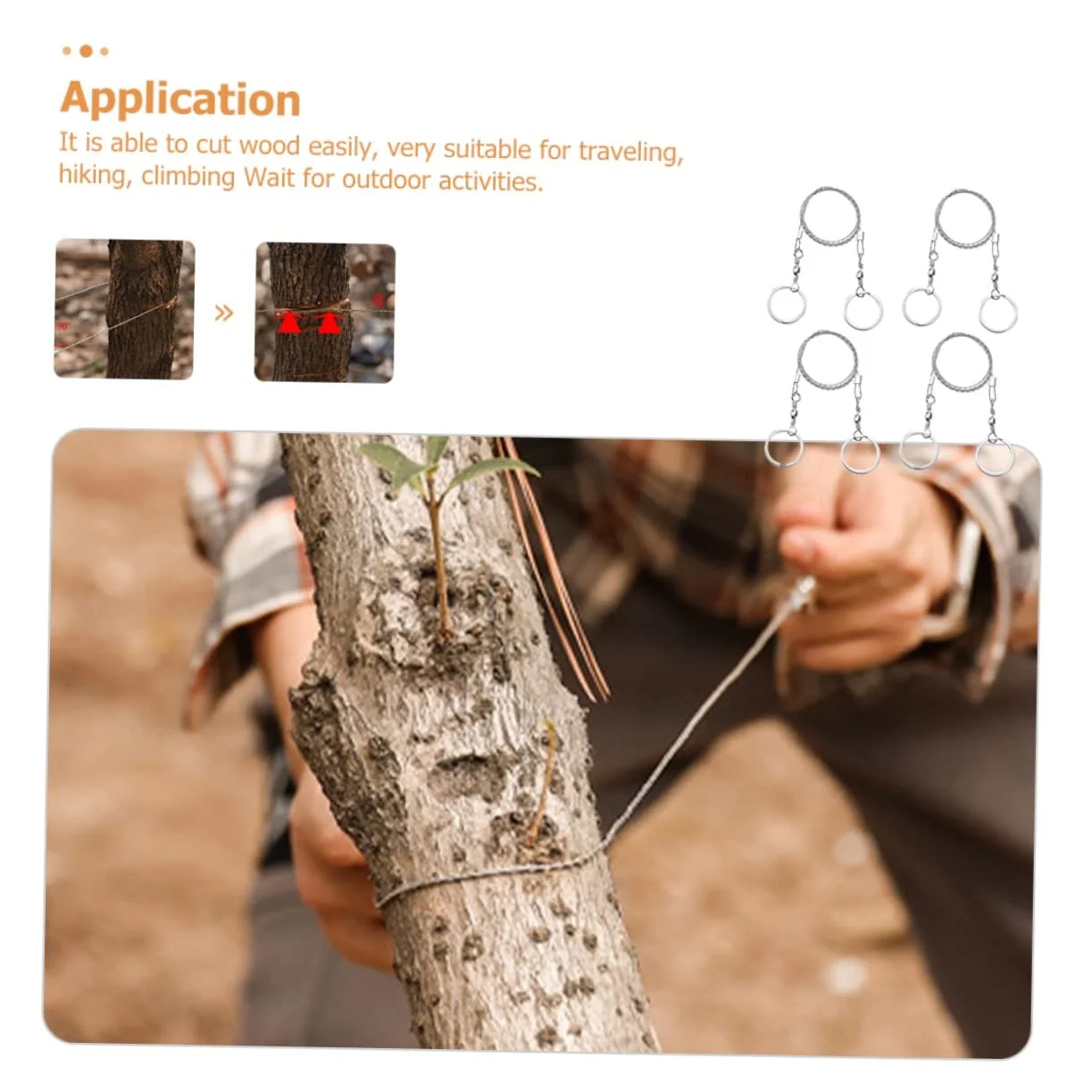 Кишенькова ланцюгова пилка Toddmomy набір 4 шт., фото №3