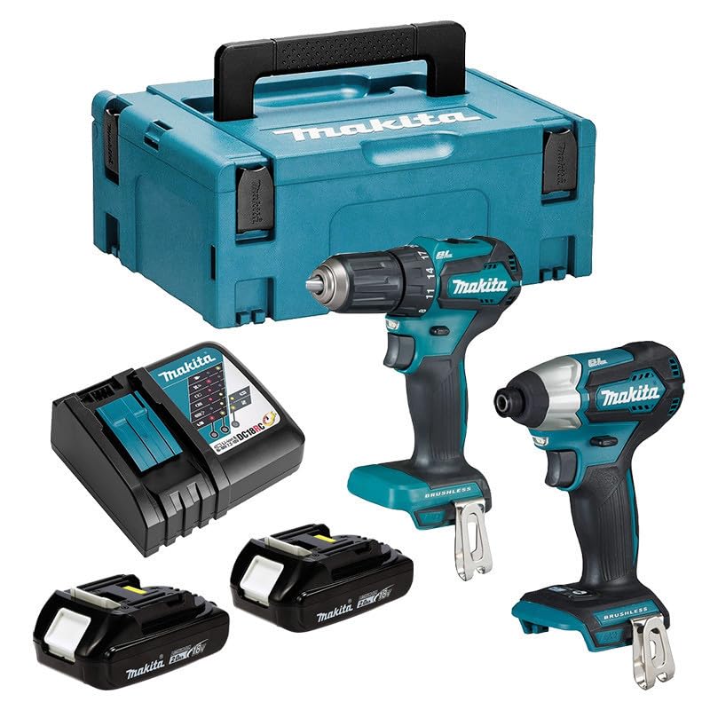 Шуруповерт MAKITA Combo Kit 18 В DLX2220AJ 2 x 2.0 Ah Makita, фото №1