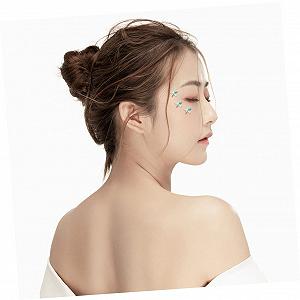 Стрази minkissy та нігтів, самоклейні, з блискітками, різні дизайни, 15 аркушів synthetic.ua - Фото 1