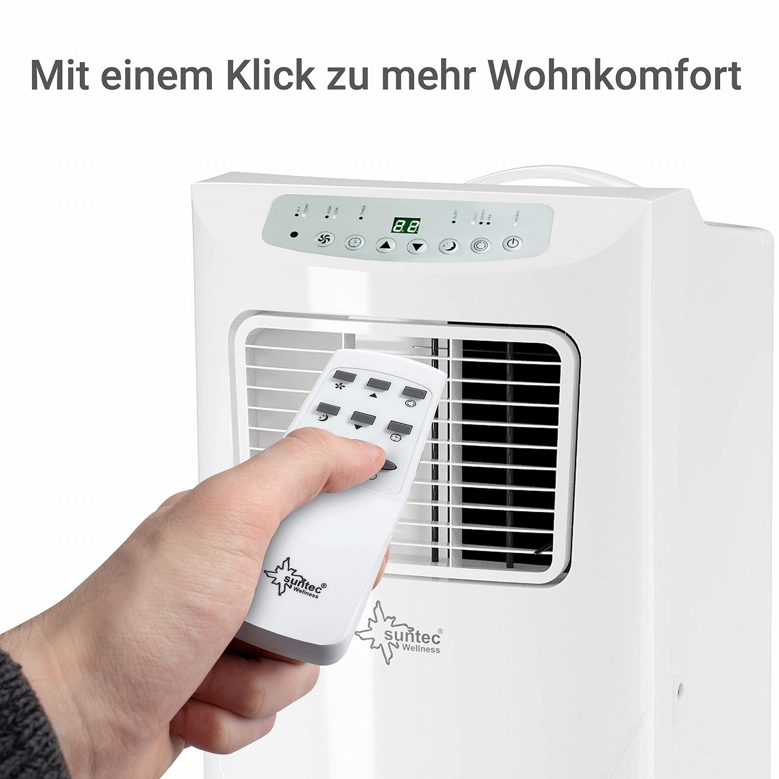 Мобільний кондиціонер Suntec Fresh 9,000 Eco R290 3-в-1 білий 9,000 BTU/h для приміщень до 34 м², фото №6