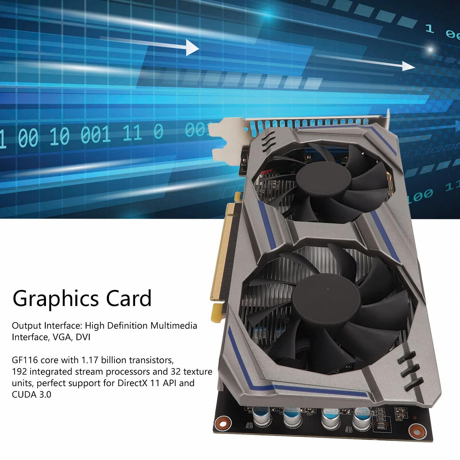 Графічна карта ASHATA GTX550Ti 8GB GDDR5 128 Bit Двовентиляторна Ігрова HDMI VGA DVI 2560x1600, фото №3