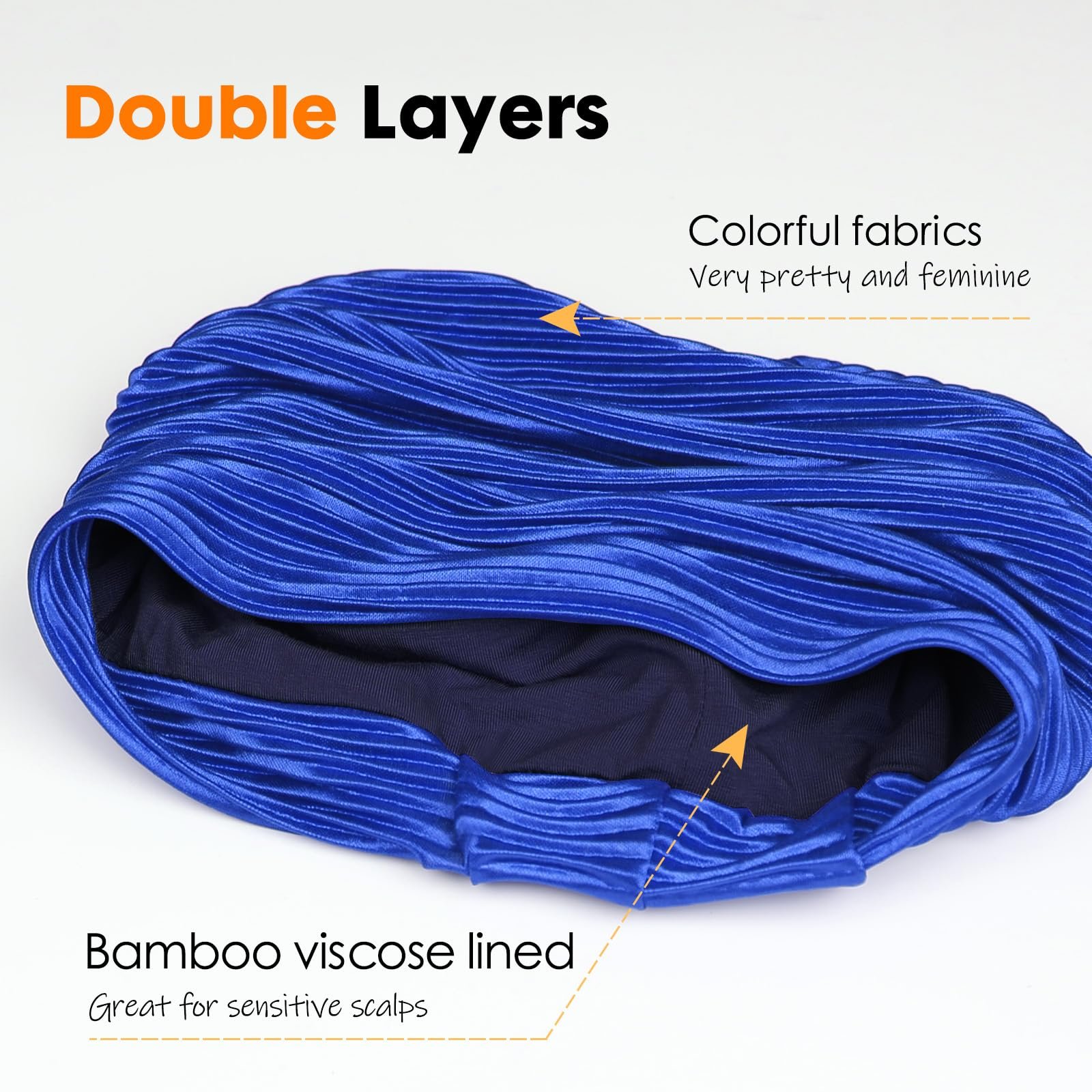 Шапка синяя, фото №6