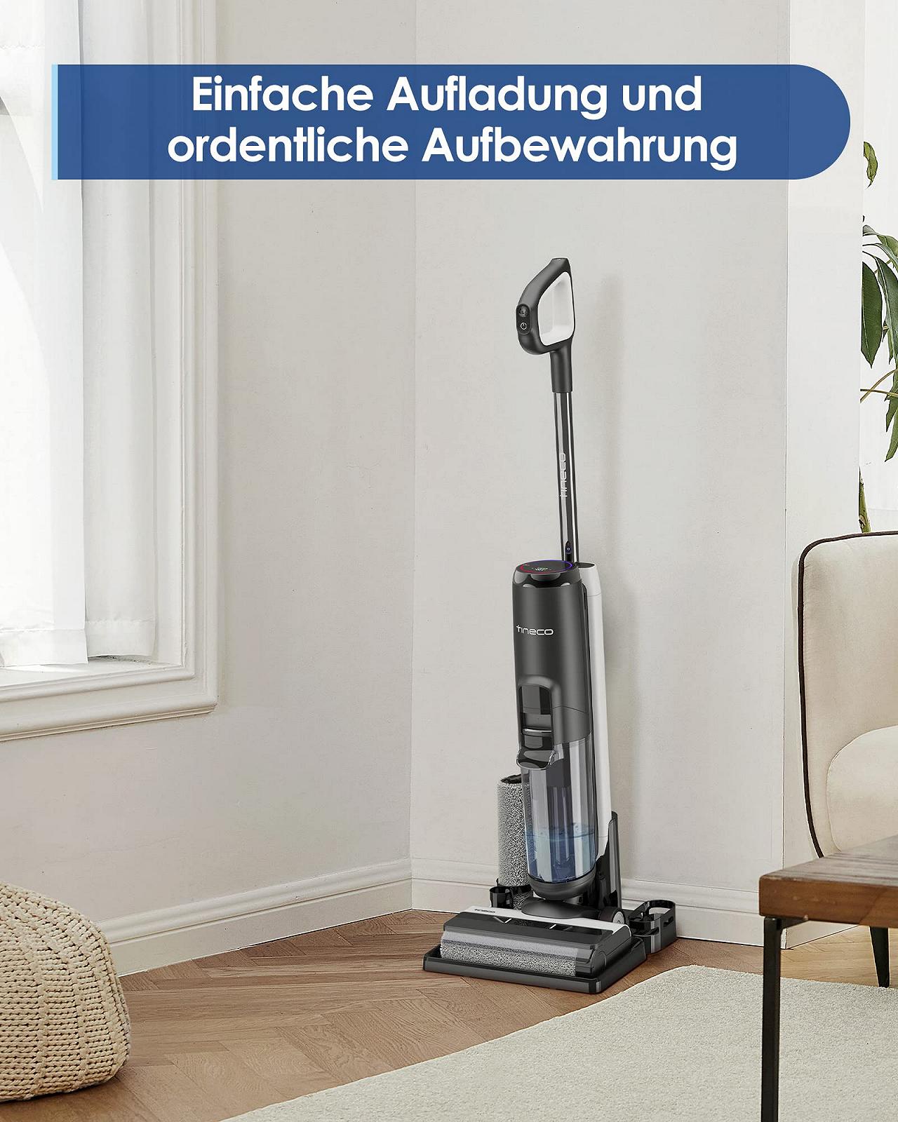 Пилосос Tineco Floor One S5 Smart Wet/Dry Вакуумний для прибирання з технологією iLoop, бездротовий з подвійним баком, самочищенням, LED дисплей для твердих підлог, для шерсті тварин, фото №8