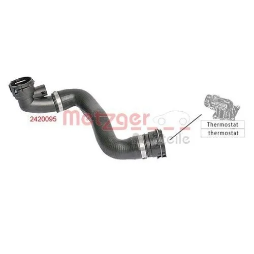 Шланг радіатора METZGER 2420095 для BMW, фото №2