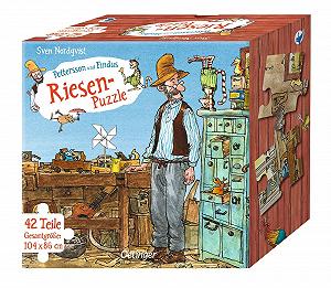 Пазли Pettersson and Findus Giant Carpenter's Shed 42 елементи 104 x 86 см - Фото 1