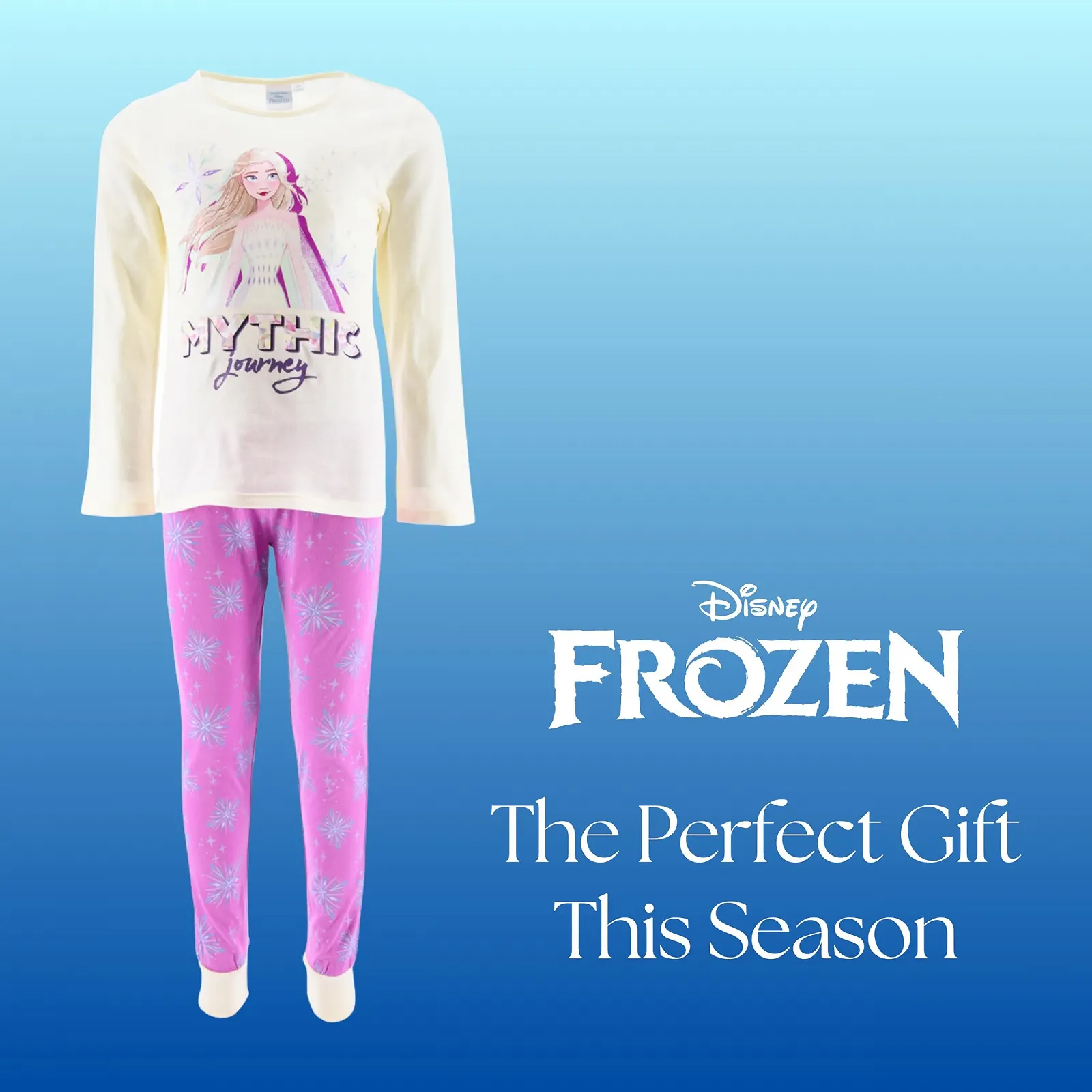 Піжама Disney Elsa Футболка та довгі штани Білий колір, фото №7