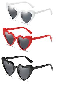 Солнцезащитные очки в форме сердца Ailovone, 3 шт. - Фото 1