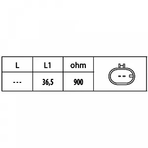 Датчик імпульсів колінвала HELLA 6PU 009 146-561 для ALFA ROMEO CHRYSLER FIAT OPEL synthetic.ua - Фото 1