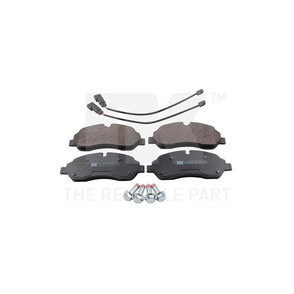 Комплект тормозных колодок NK 222582 для FORD, передняя ось, фото №1 Комплект тормозных колодок NK 222582 для FORD, передняя ось, фото №1