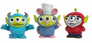Игрушка Disney Pixar Alien Remix, 3 шт., Чужие, одетые как Мигель, Салли и Реми - Фото 1