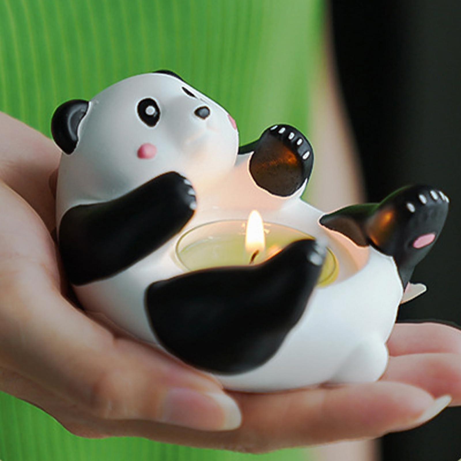 Подсвечник Panda Подсвечник для чайных свечей с 4 ароматическими свечами, фото №2