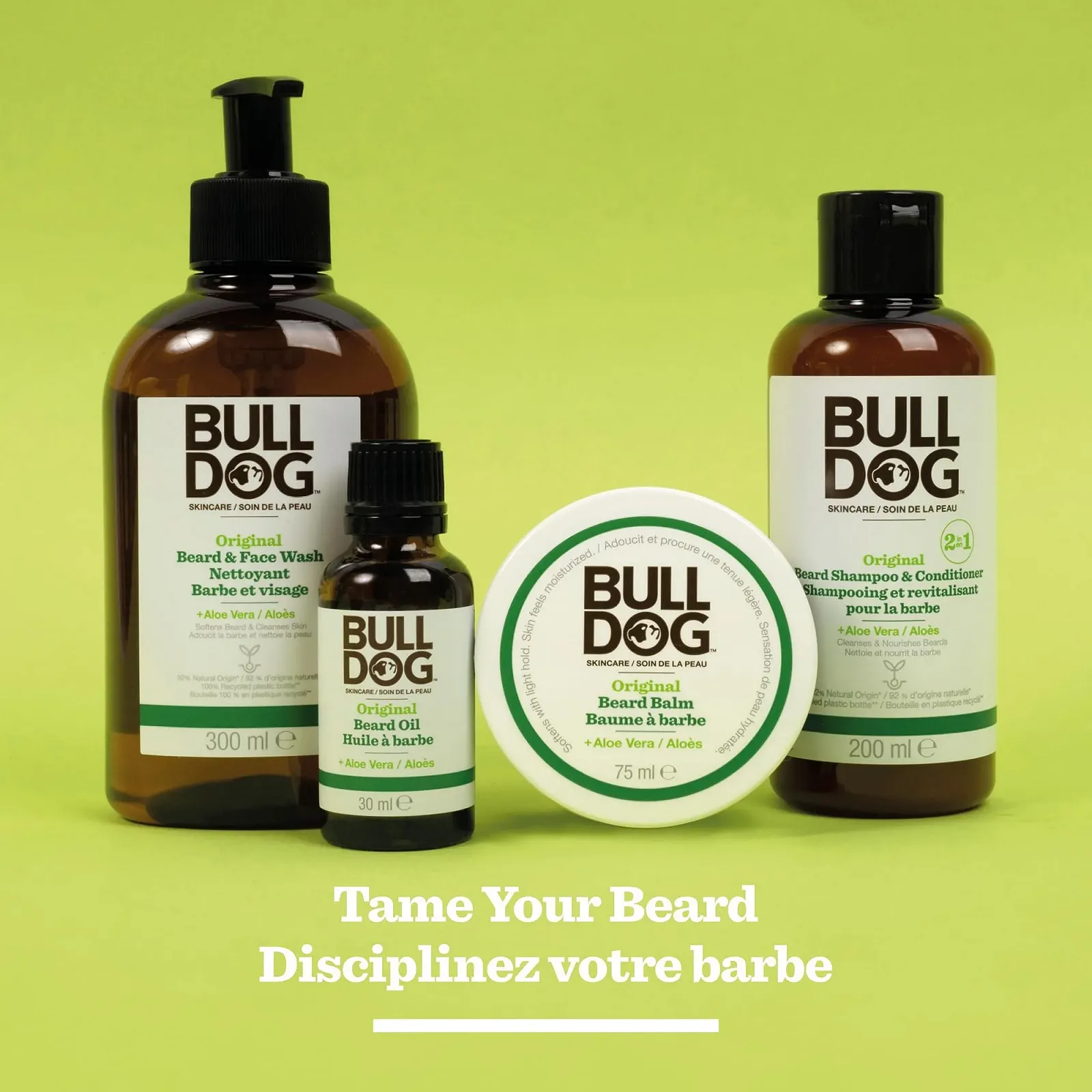 Засіб для бороди та обличчя 2-в-1 Bulldog SKINCARE 300 мл Збагачений алое вера для всіх типів бороди Видаляє бруд і шкірний жир, фото №8 Засіб для бороди та обличчя 2-в-1 Bulldog SKINCARE 300 мл Збагачений алое вера для всіх типів бороди Видаляє бруд і шкірний жир, фото №8