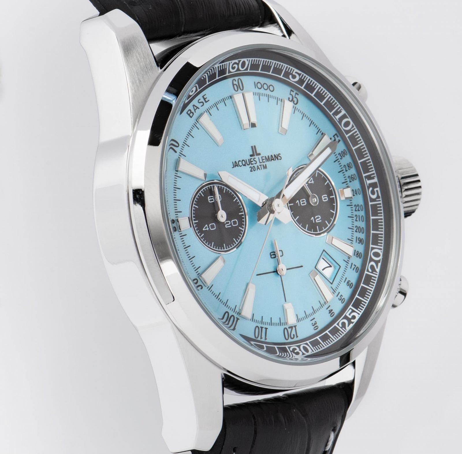 Хронограф Jacques Lemans Sunburst Dial 1-2117, фото №4