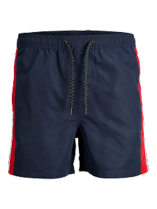 Шорти для плавання JPSTFIJI JJSWIM TAPE 12225972-Navy Blazer Jack&Jones Темно-синій L - Фото 1