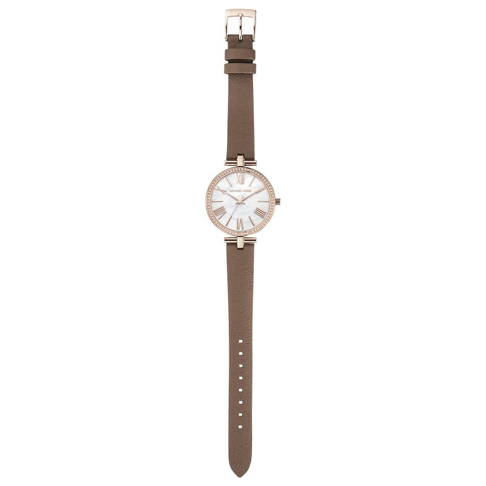 Женские Кварцевые Часы Michael Kors Maci с ремешком из нержавеющей стали или кожи, фото №5
