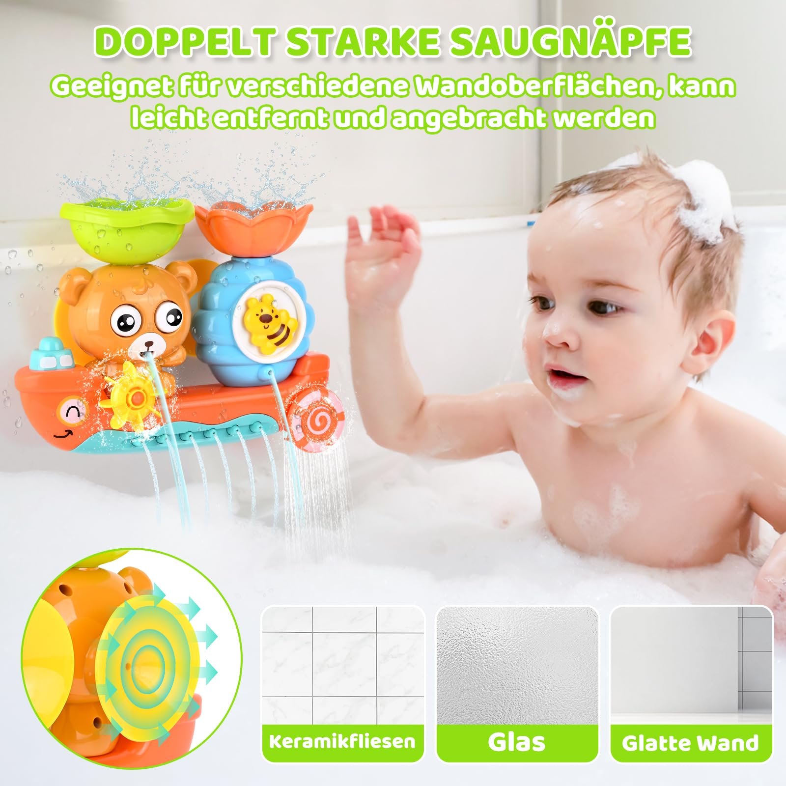 Игрушка для ванны Медведь Водная, фото №3