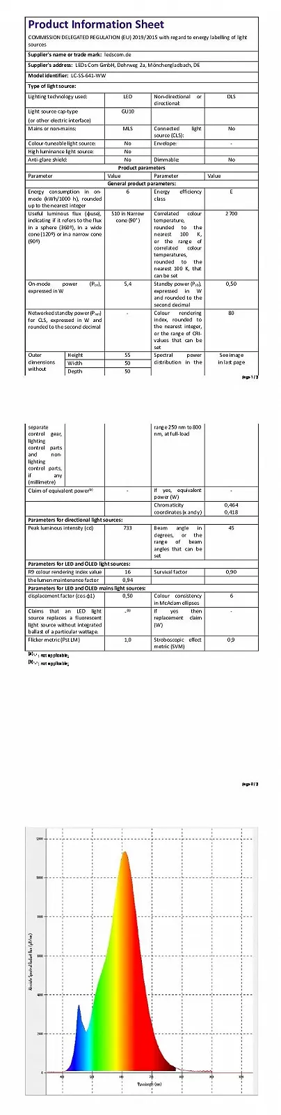 Настільна лампа ledscom.de Waika з гнучкою стійкою та вимикачем Матова чорна з LED лампою GU10 (тепла біла, 5.4 Вт, 510 лм, 45°) Набір 2 шт., фото №15