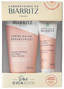 Крем для рук Laboratoires de Biarritz Organic Repair 50 мл + Бальзам для губ Organic 15 мл - Фото 1