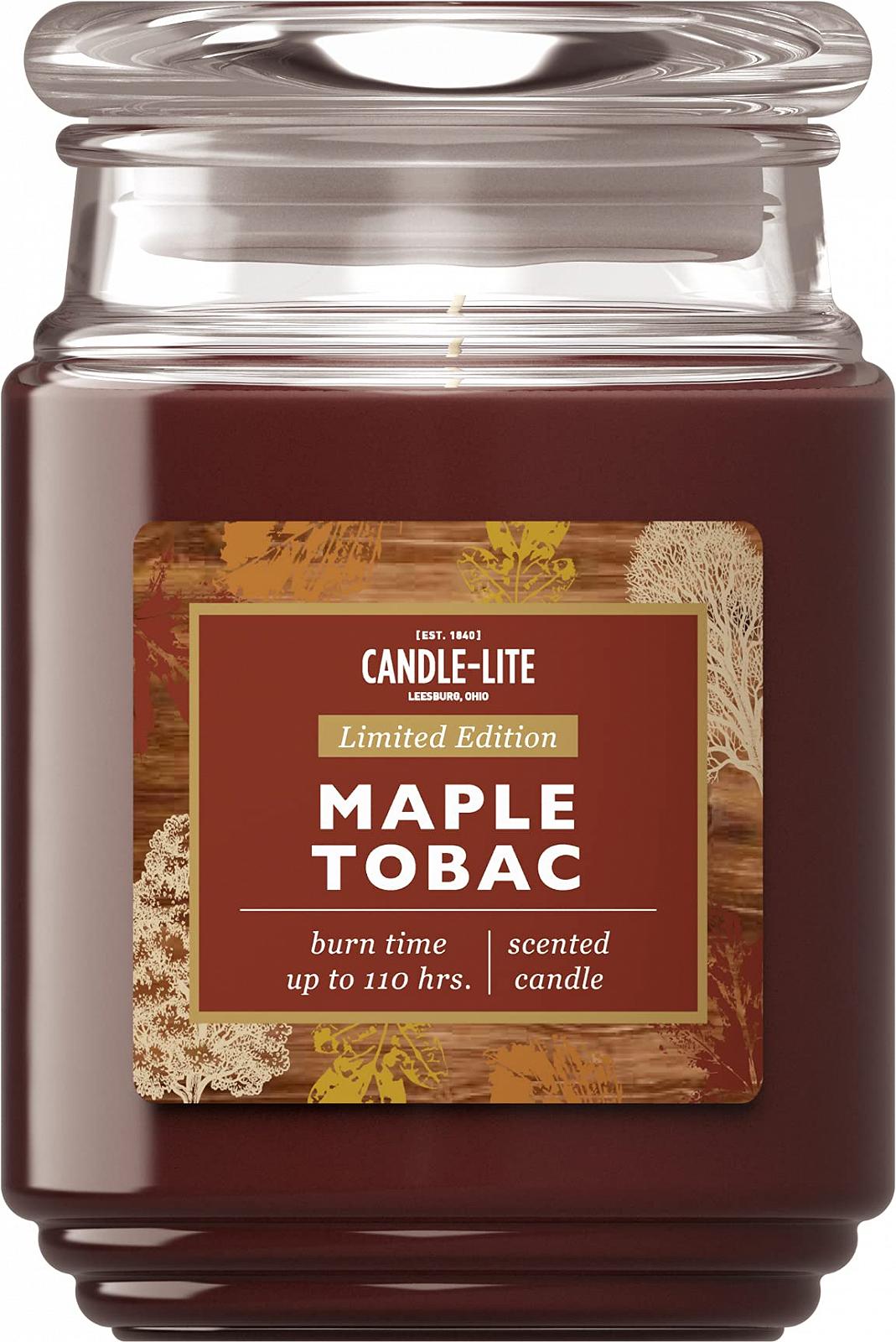 Свічка Candle-Lite Maple Tobac Велика 510 г Коричнева, фото №2 Свічка Candle-Lite Maple Tobac Велика 510 г Коричнева, фото №2