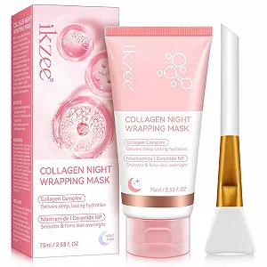 Нічна Маска для обличчя Collagen Розгладжує та підтягує шкіру - Фото 1