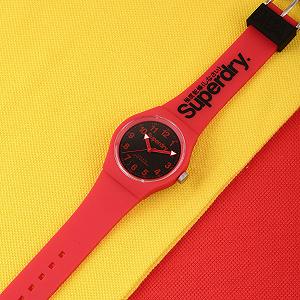 Унисекс часы Superdry SYG164RB Кварцевые Аналоговые с силиконовым ремешком - Фото 1