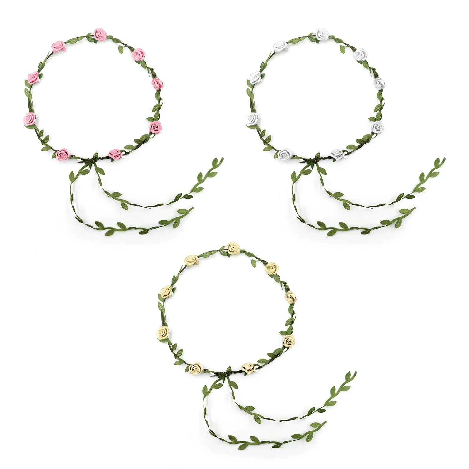 Вінок для волосся з квітами, фото №1