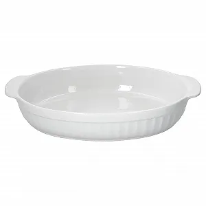 Форма для запікання MamboCat Овальна з ручками Керамічна 1.8 л Біла synthetic.ua - Фото 1