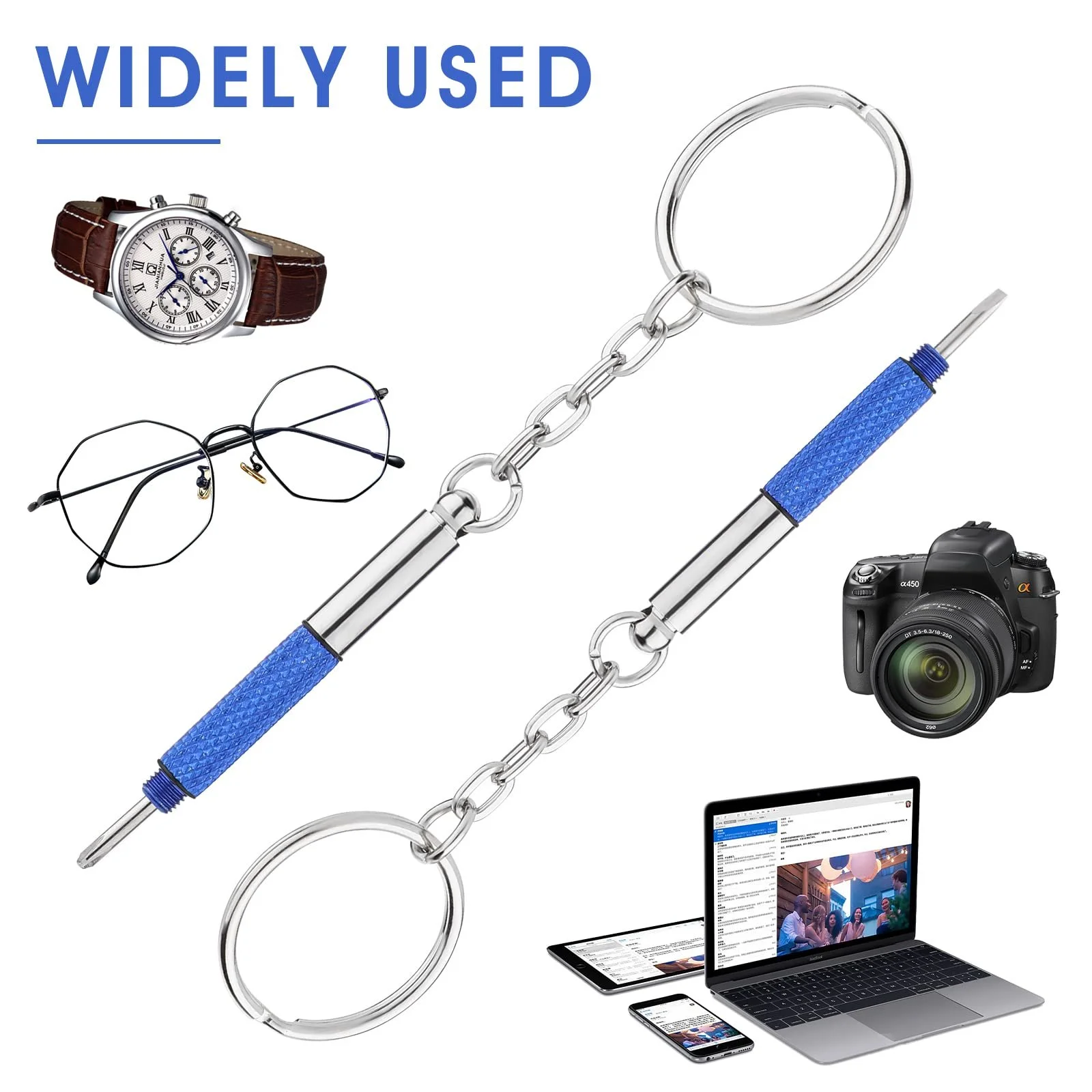 Викрутка Abeillo Mini Glasses 3 in 1 Stainless Steel 2 шт., фото №3